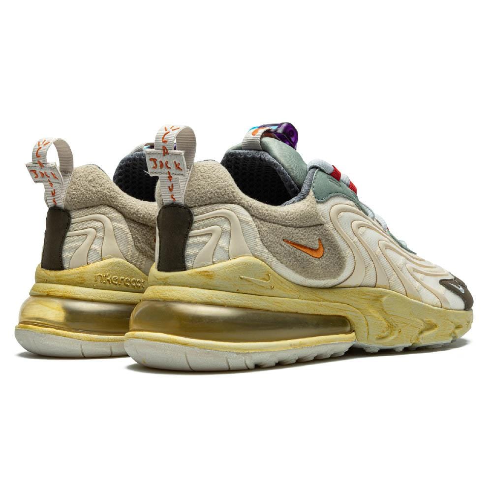 Exclusive Travis Scott x Nike Air Max 270 React ENG 'Cactus Trails' — UK 3 | EU 35.5 | US 3.5 — Back View