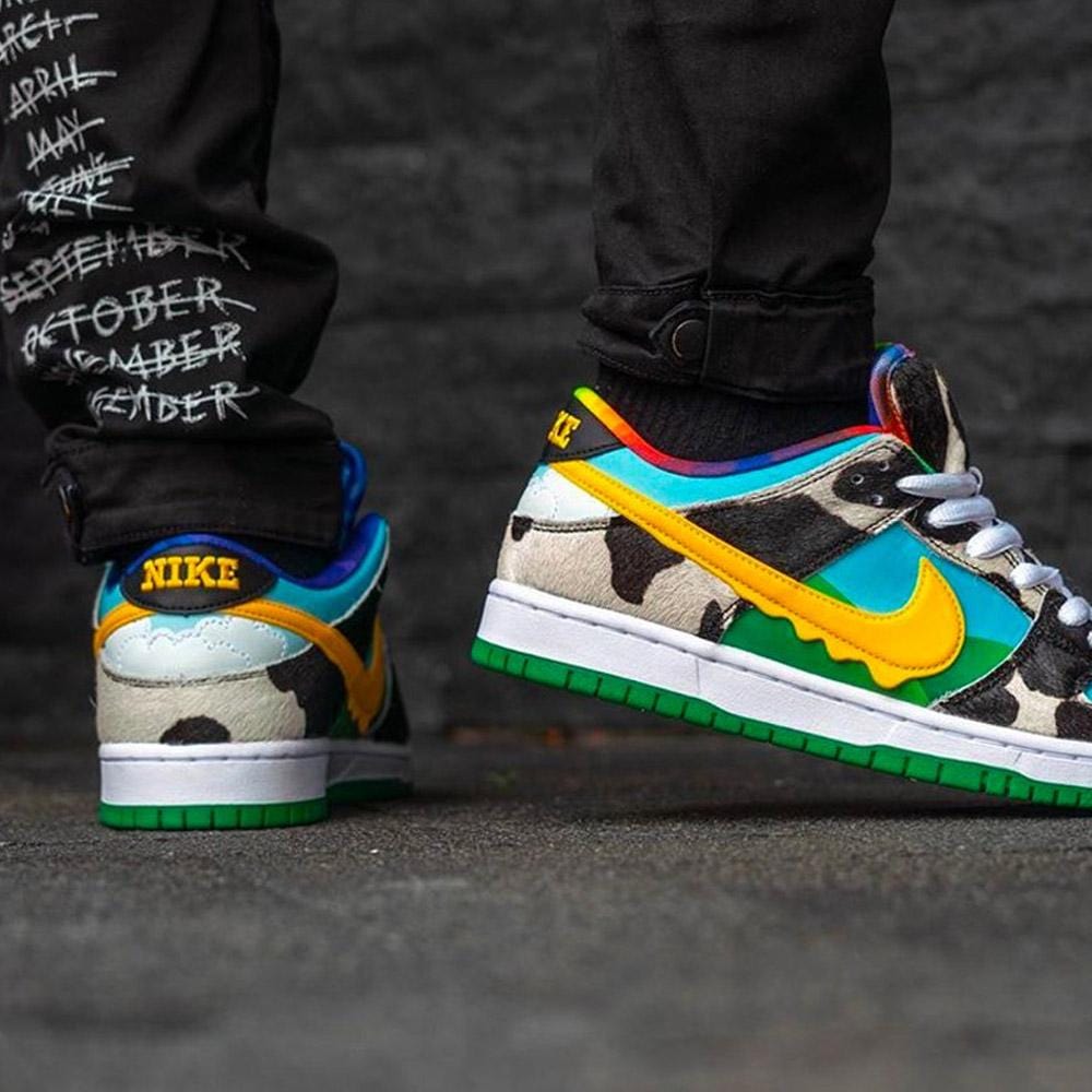 Exclusive Ben & Jerry x Nike SB Dunk Low Chunky Dunky — UK 3 | EU 35.5 | US 3.5 — Alternate View 8