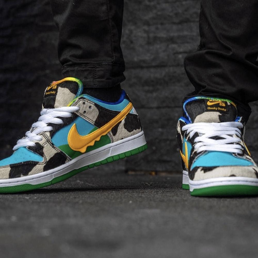 Exclusive Ben & Jerry x Nike SB Dunk Low Chunky Dunky — UK 3 | EU 35.5 | US 3.5 — Alternate View 7