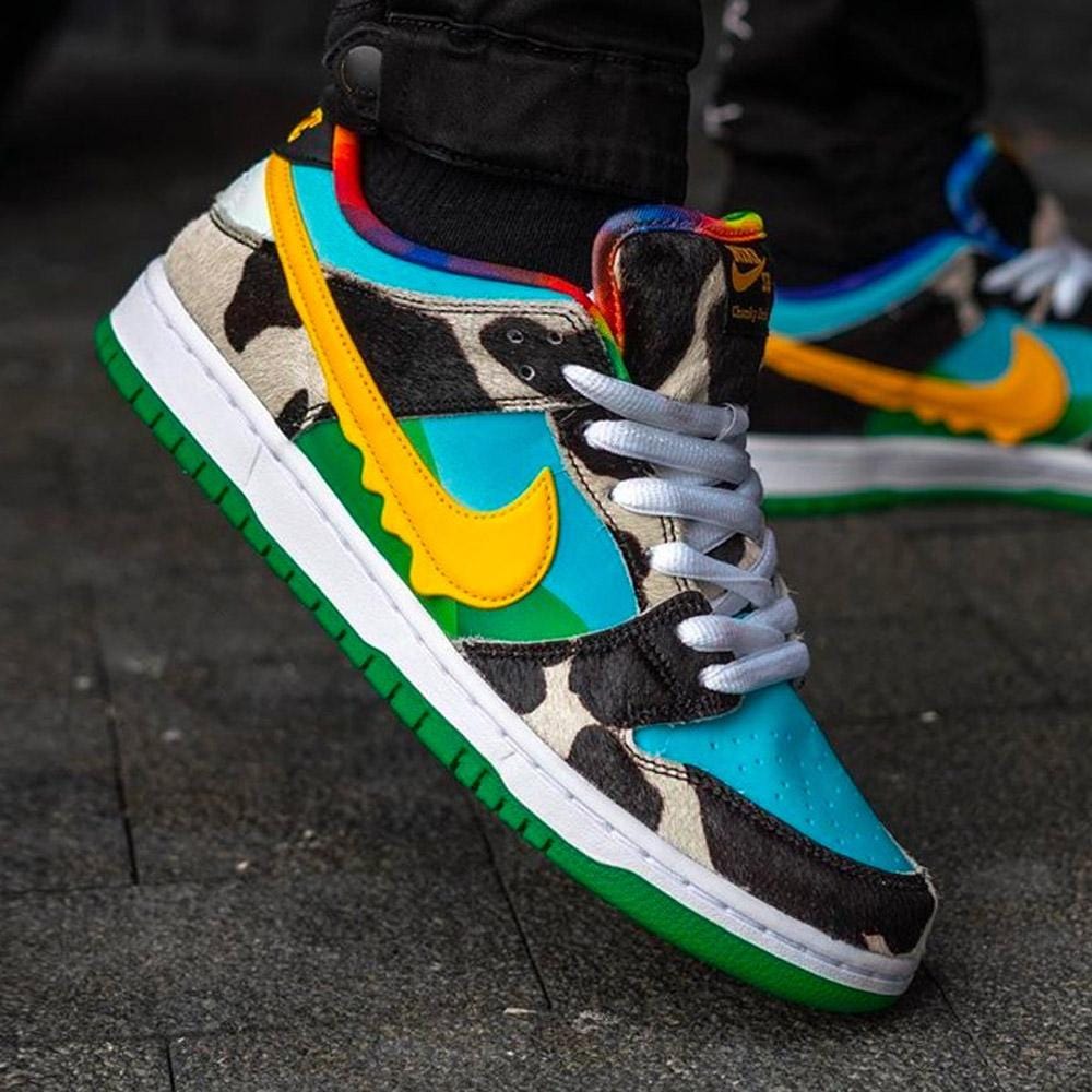 Exclusive Ben & Jerry x Nike SB Dunk Low Chunky Dunky — UK 3 | EU 35.5 | US 3.5 — Alternate View 9