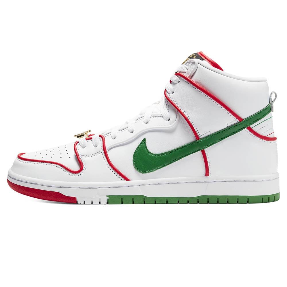 Exclusive Paul Rodriguez x Dunk High Premium SB 'Boxing' — UK 3 | EU 35.5 | US 3.5 — Front View
