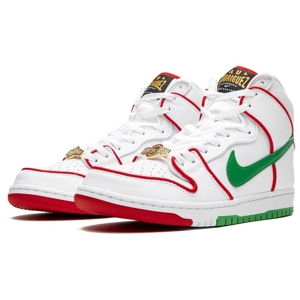 Exclusive Paul Rodriguez x Dunk High Premium SB 'Boxing' — UK 3 | EU 35.5 | US 3.5 — Side View