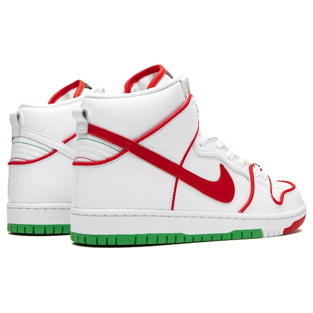 Exclusive Paul Rodriguez x Dunk High Premium SB 'Boxing' — UK 3 | EU 35.5 | US 3.5 — Back View