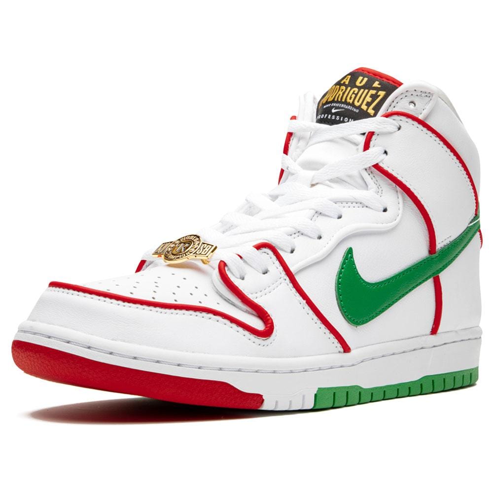 Exclusive Paul Rodriguez x Dunk High Premium SB 'Boxing' — UK 3 | EU 35.5 | US 3.5 — Top View