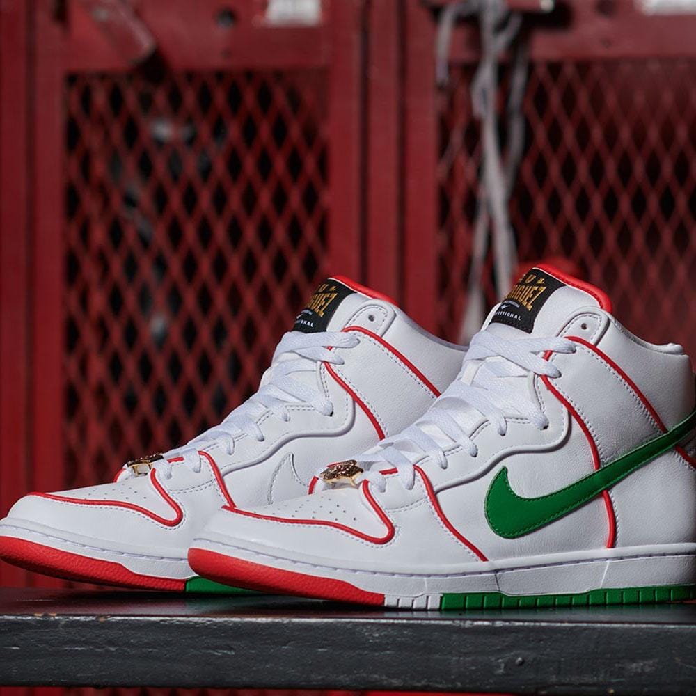 Exclusive Paul Rodriguez x Dunk High Premium SB 'Boxing' — UK 3 | EU 35.5 | US 3.5 — Alternate View 7
