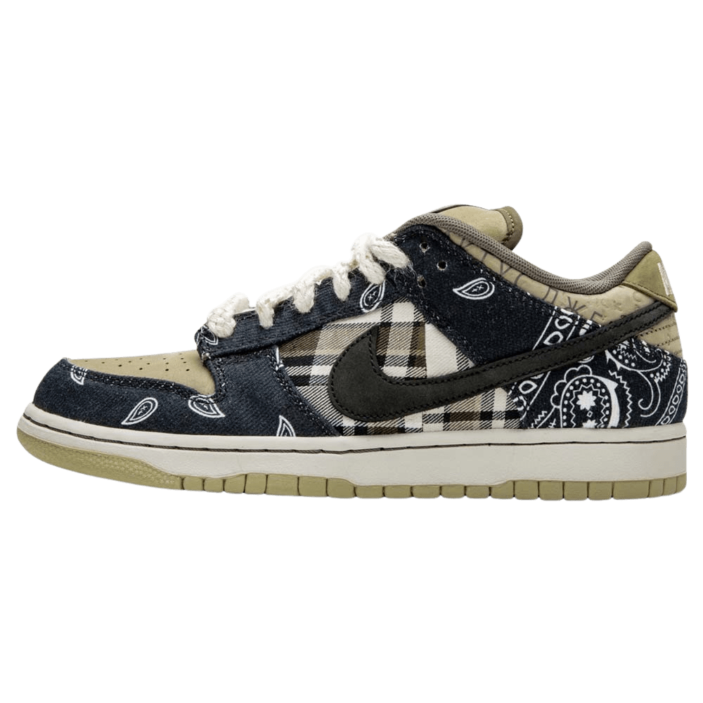 Exclusive Travis Scott x Nike SB Dunk Low Cactus Jack — UK 3 | EU 35.5 | US 3.5 — Front View