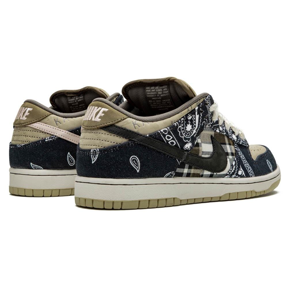 Exclusive Travis Scott x Nike SB Dunk Low Cactus Jack — UK 3 | EU 35.5 | US 3.5 — Back View