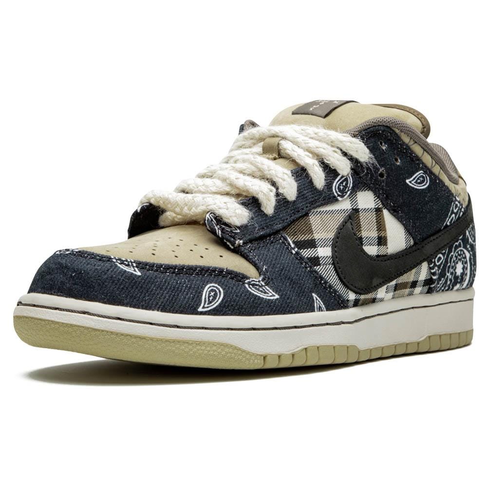 Exclusive Travis Scott x Nike SB Dunk Low Cactus Jack — UK 3 | EU 35.5 | US 3.5 — Detail View